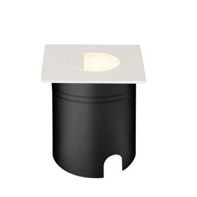 Aspen Sand White Exterior Lights Mantra Fusion Recessed Wall Lights